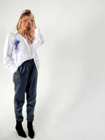 Рубашка с пером на кармане Белый 8