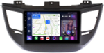 Магнитола для Hyundai Tucson 3 2015-2018 (штатная КЗВ, рамка черная) - FarCar BM9-8101BL-B на Android 13, QLED, TS10, 4Гб+32Гб, CarPlay, 4G SIM-слот
