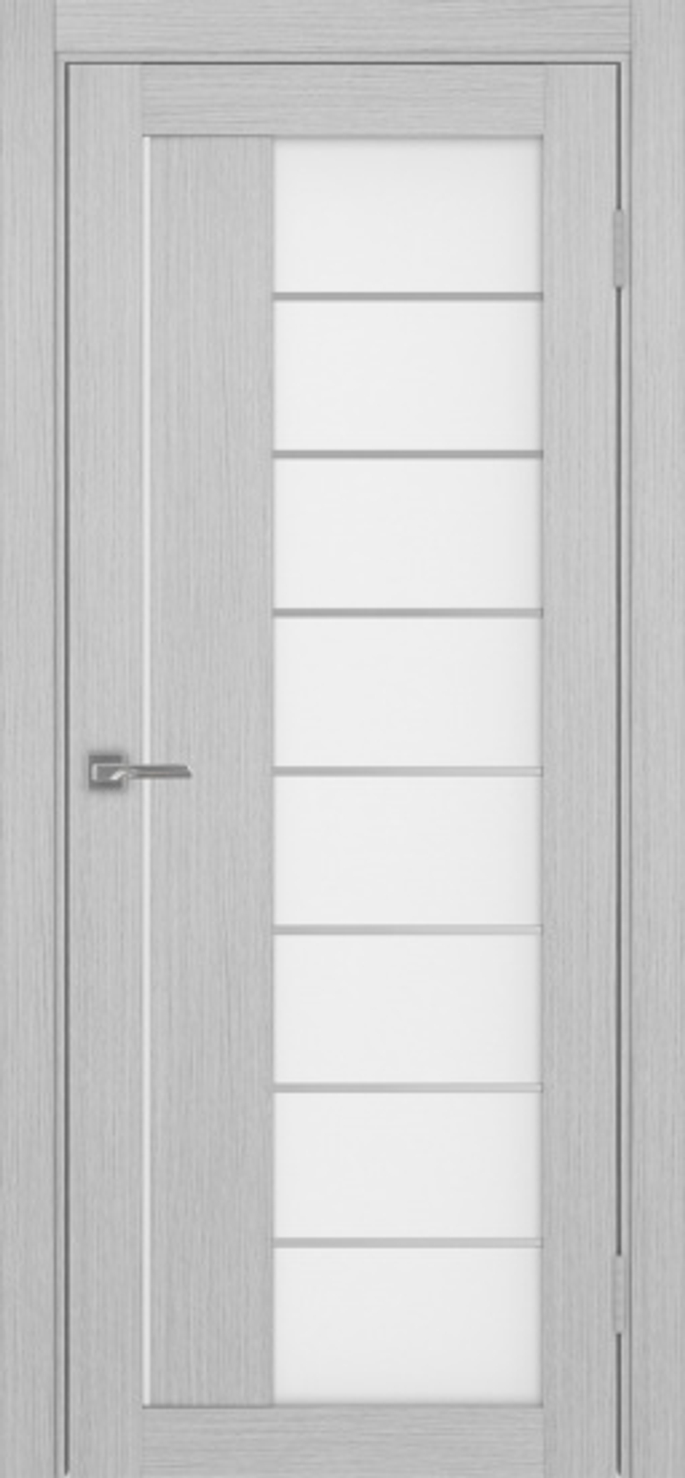 Межкомнатная дверь Optima Porte ТУРИН 524АССSC.22 Молдинг AL мат.хром