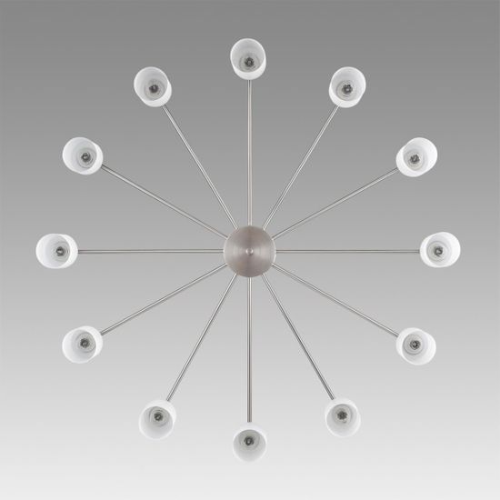 8099/12C COMFI LN25 76 никель/белый металл/стекло Люстра потолочная Е14 12*40W 220V MAVE