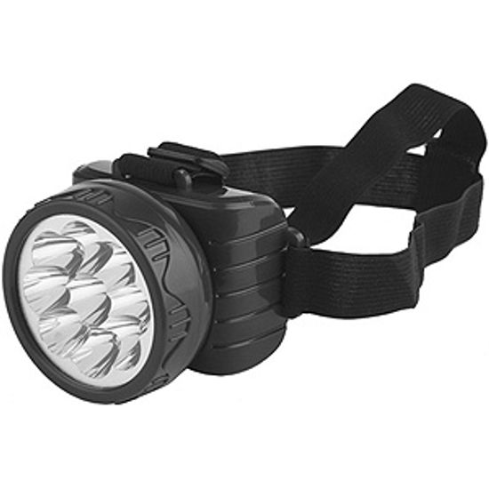 Фонарь светодиодн.ТРОФИ 9 LED220V налобный