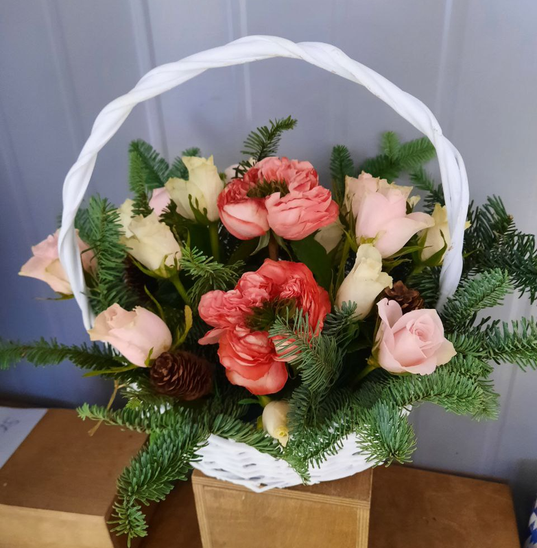 Композиция "Цветочная корзина"