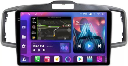 Магнитола для Honda Freed, Freed Spike 2008-2016 (планшет внизу) - FarCar XXL9518F2M QLED+2K, Android 12, ТОП процессор, 8Гб+256Гб, CarPlay, 4G SIM-слот