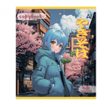 Тетрадь 48л, А5, клетка, Alingar, "Anime for Teens", скрепка,мелованный картон (стандарт), выб УФ лак, блок офсет, 5 дизайнов в пленке т/у