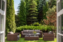 "Барселона" лаунж-зона из искусственного ротанга, цвет коричневый