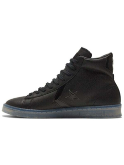 Кроссовки Converse Pro Leather High 'Black Ice Black Clear'