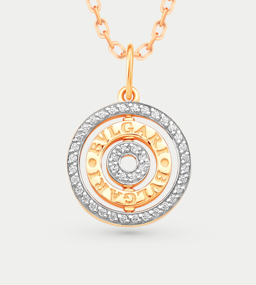 Подвеска золотая с фианитами