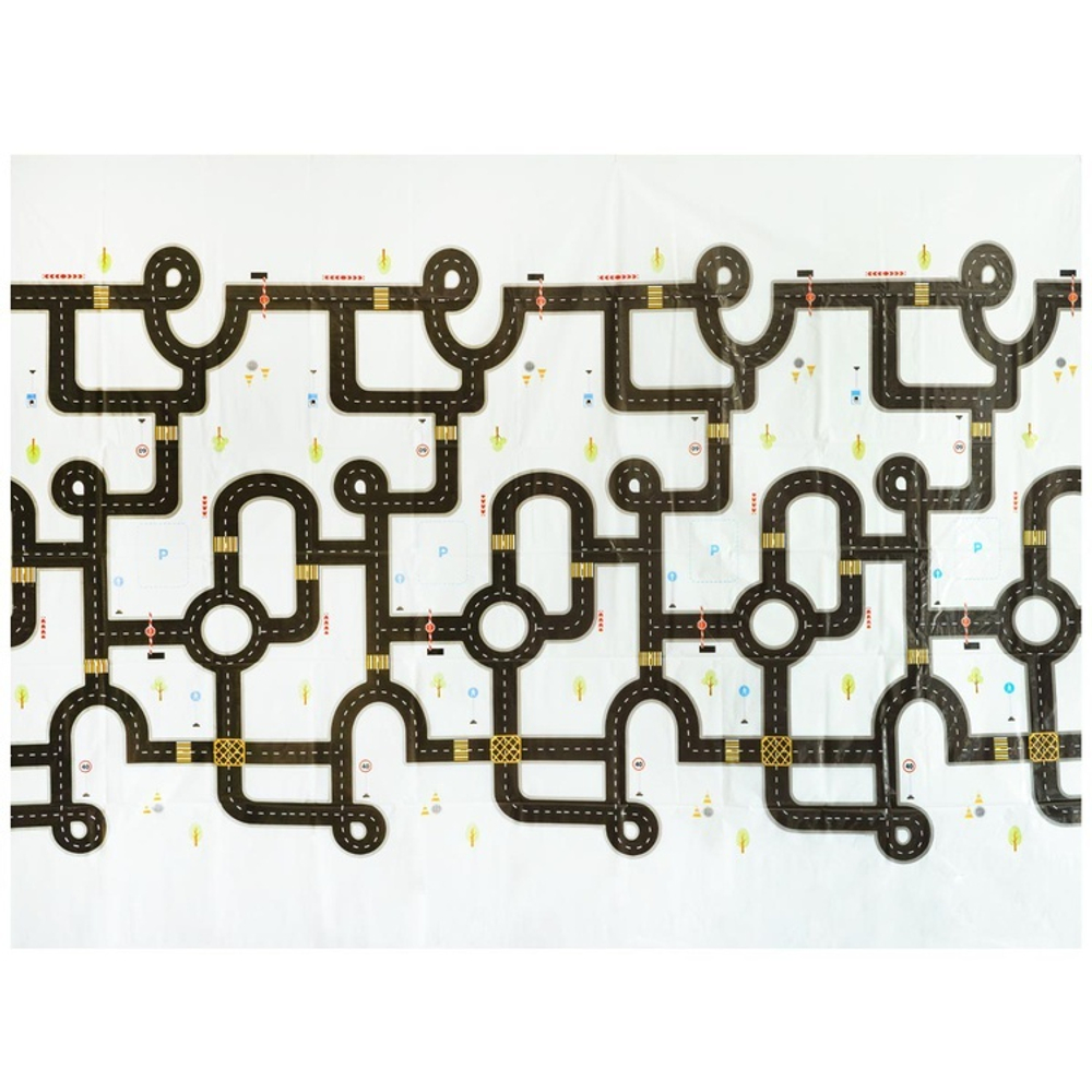 Скатерть полиэтиленовая «Машинки», 130×180 см