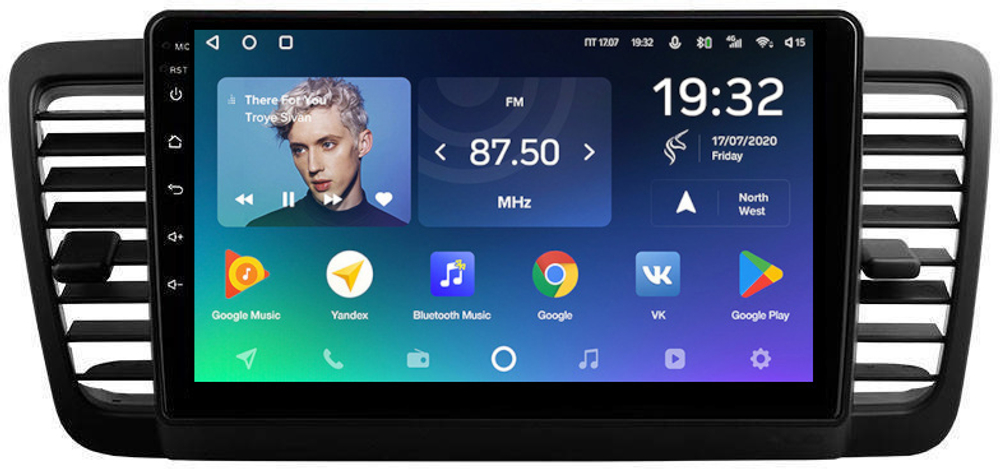 Магнитола для Subaru Legacy 4, Outback 3 2003-2009 (левый руль) - Teyes SPRO+ монитор 9" IPS на Android 10, ТОП процессор, 4Гб+32Гб, 4G SIM-слот