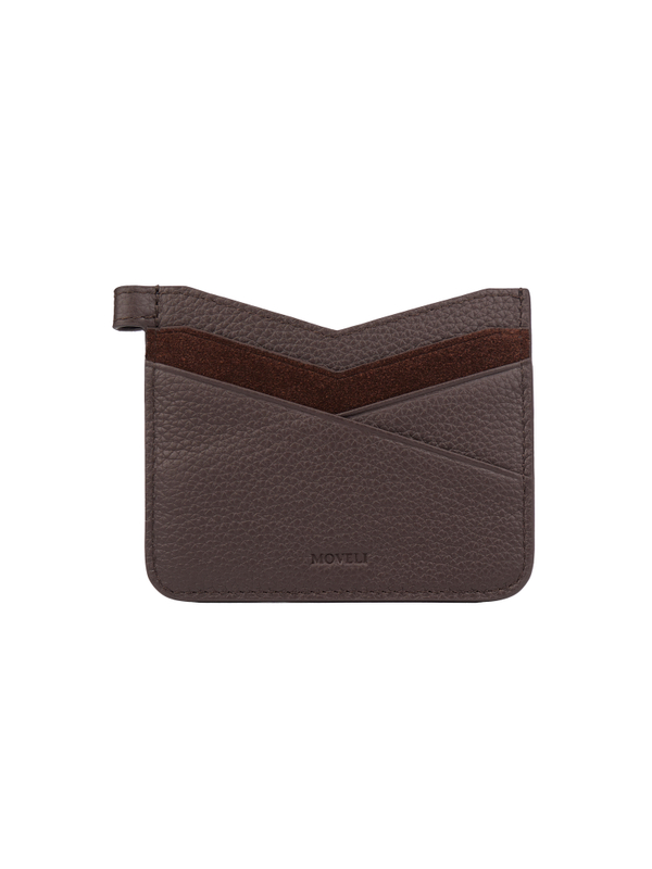 Cardholder BERN chocolate color