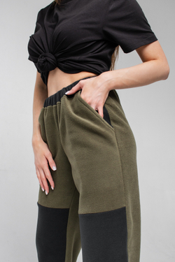 Флисовый костюм женский комби