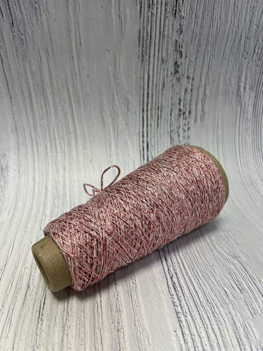 Пряжа хлопковая с люрексом