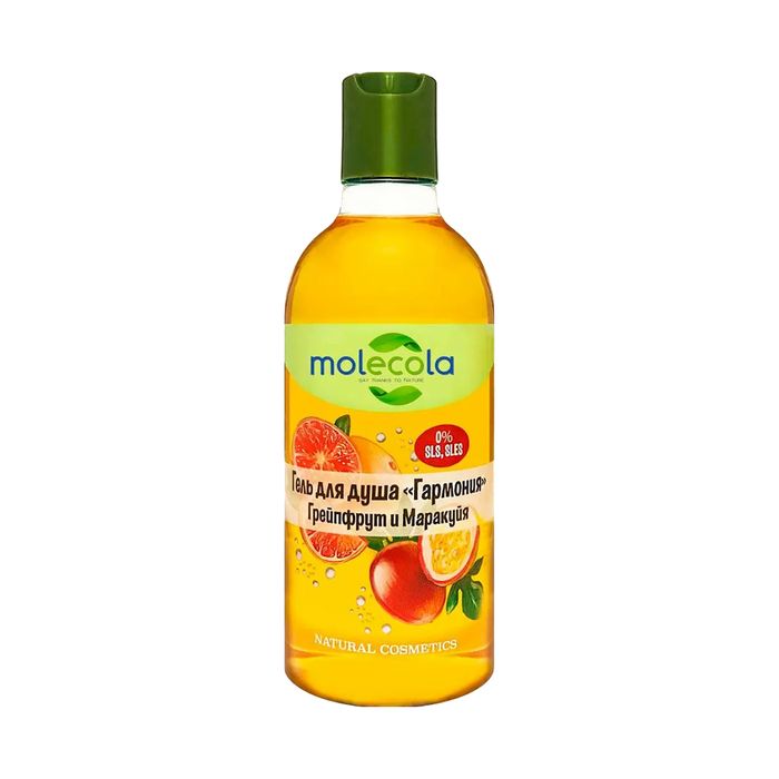 MOLECOLA Гель для душа &quot;Гармония&quot; грейпфрут и маракуйя 400 ml   9455