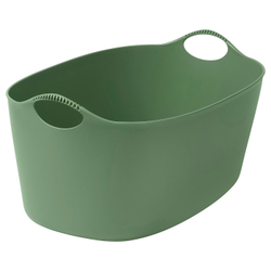 IKEA TORKIS  (ИКЕА ТОРКИС)  -  Корзина для белья Flexi indoor/outdoor, зеленая, 35 л