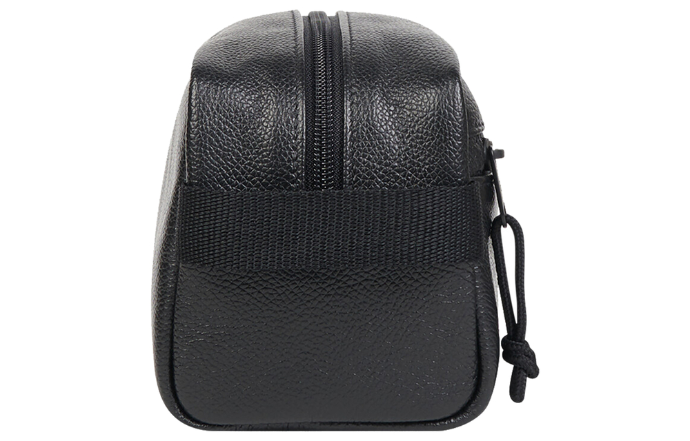 Balenciaga Explorer Grain Calfskin Clutch Toiletry Bag Regular Men"s Black