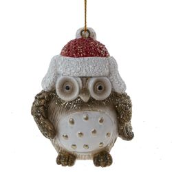 GAEM Фигурка декоративная подвесная "Сова", L5 W4 H7 см, 3в.