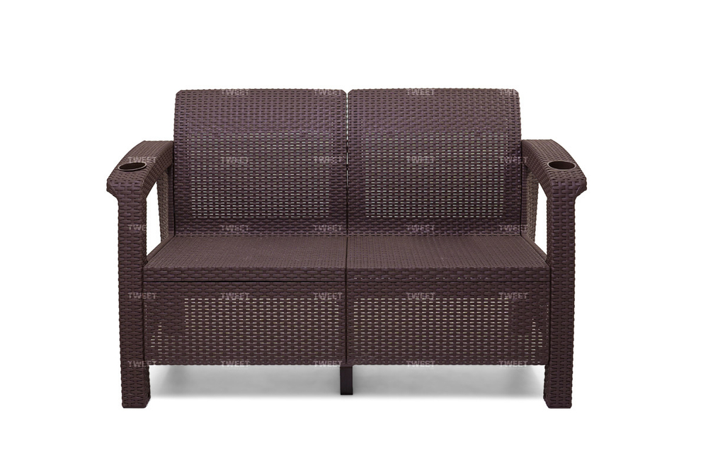 Комплект мебели Gardeck Family TWEET на 6 персон с обеденным столом, венге