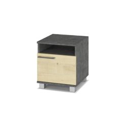 Тумба прикроватная "Аманда" А20 (Камень темный/Ирландский дуб), ЛДСП, MODERN, г. Ижевск