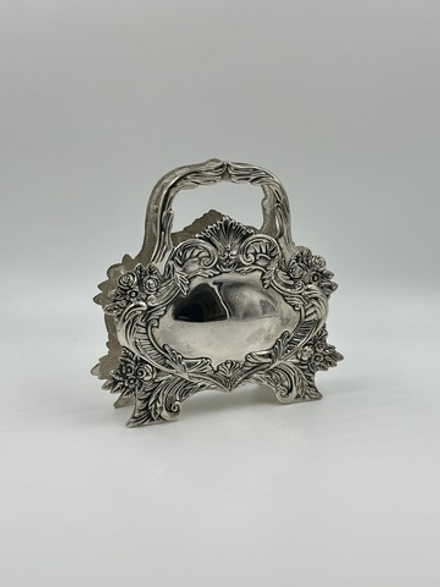 Салфетница посеребренная