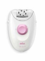 Эпилятор Braun S1 SE 1-010 белый/розовый сухая эпиляция, с насадкой для чувствительных зон