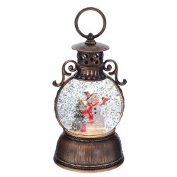 GAEM Изделие декоративное "Фонарь" (подсвет, муз, вьюга, 3хААА н/п +USB), D 10 см, L11 W11 H24 см