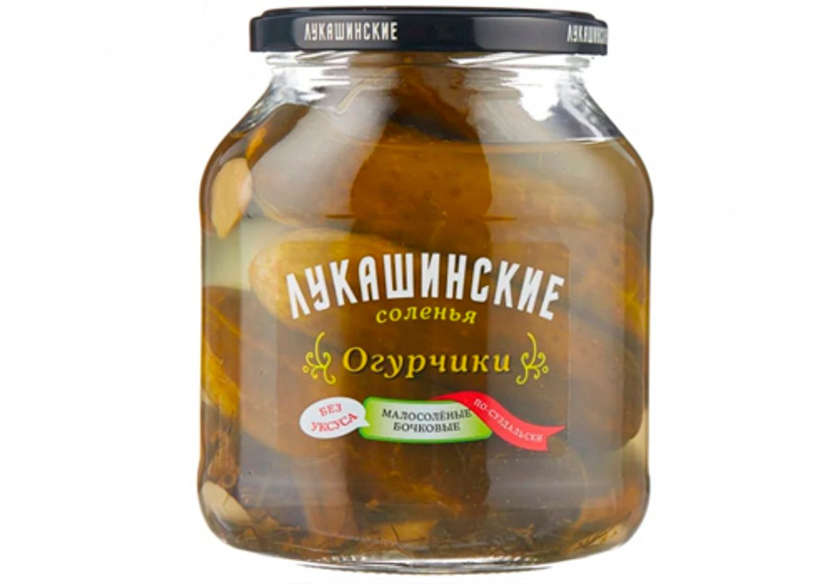 Огурчики малосольные по-суздальски "Лукашинские", 670г