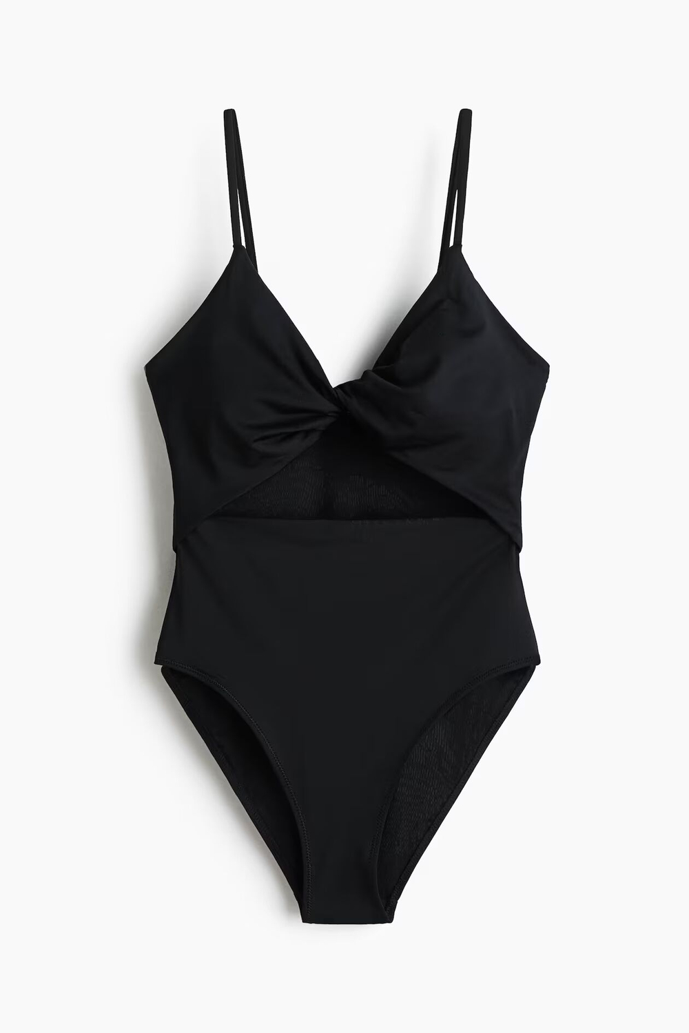 Купальник с набивкой и высоким вырезом - H&M