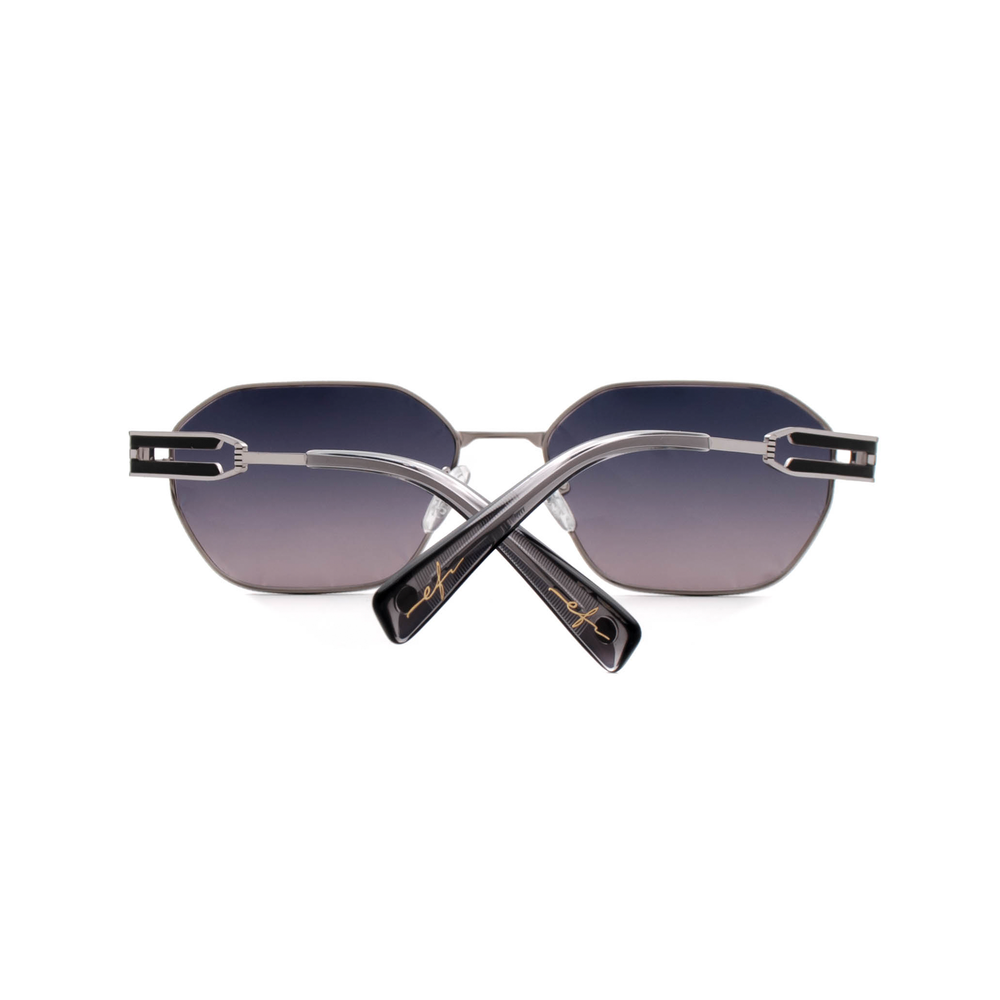 Очки Elfspirit Sunglasses 1231 c.003 многогранник черные серебряные