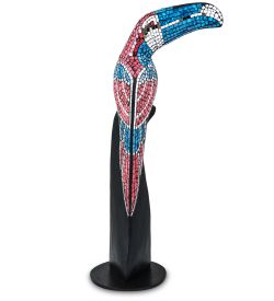 Decor and Gift 23-029-01 Н-р статуэток из трех «Тукан» дерево+стекл.мозаика (50,40,30 см)