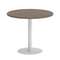 Yalta Стол круглый LT.SPRG-1 Вяз Благородный/Металл Белый 900*900*750
