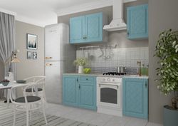 Модульный кухонный гарнитур «Гранд» 1500мм (Зеленый)