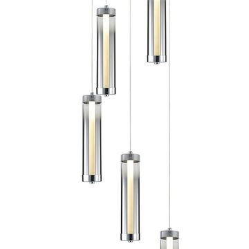 Подвесной светильник 23W 4000K V000147L 11061/5P Chrome хром Rilucente Indigo