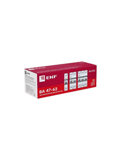 Выключатель автоматический модульный 3п C 2А 4.5кА ВА 47-63 PROxima EKF mcb4763-3-02C-pro