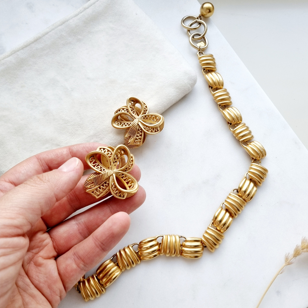 Клипсы Oscar de la Renta банты