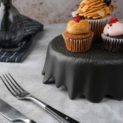 Блюдо круглое для подачи d 16 см h6,2 см Black Raw Wood P.L. Proff Cuisine [6]