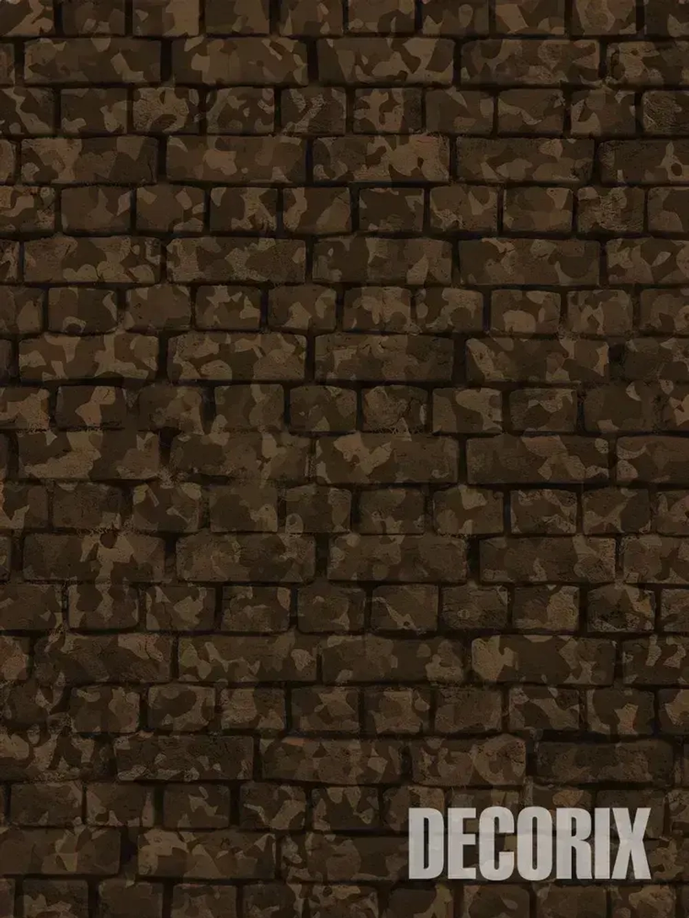 Краска коричневая камуфляжная аэрозольная матовая DECORIX - светопоглощающая краска Землянисто-коричневый камуфляж в баллончике 520 мл
