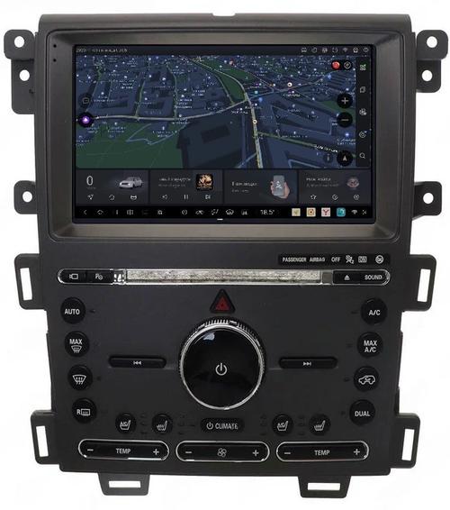 Магнитола для Ford Edge 2010-2015 - Kuberg DUDU7 SF-9065-A (рамка 9") QLed+2K, Android 13, Быстрейшая, UIS7870 (DUDU7), CarPlay, SIM-слот