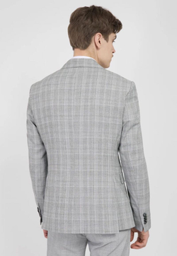 Мужской костюм тройка (серый) А48