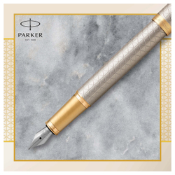 Parker IM Premium - Grey GT, перьевая ручка, F