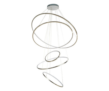 Люстра Амия хром d40+60+80+100+120 h500 Led 175W (4000K)