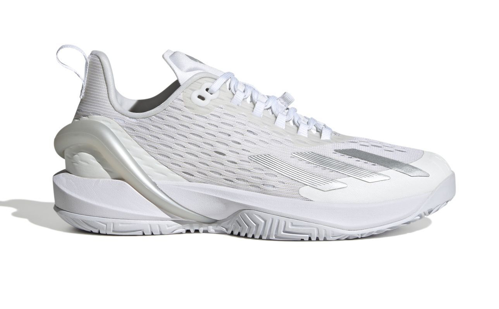 Женские теннисные кроссовки Adidas Adizero Cybersonic W - cloud white/silver metallic/grey one
