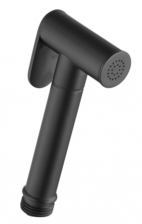 6012-C Лейка метал. для биде хром. (круг.ЧЕРНЫЙ)  HANSEN  (90/1шт)