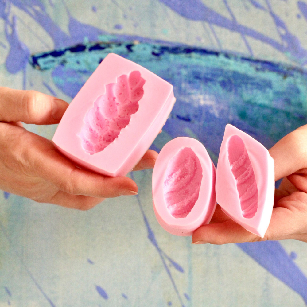 Молды силиконовые для творчества "Набор: Батон, Багет, Хала" / Форма для отливок из мыла, воска, гипса, эпоксидной смолы