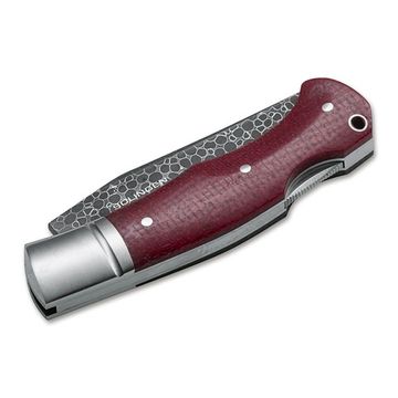 Складной нож Boker 111025DAM Boxer Damascus c клинком из стали Damascus, рукоять микарта / Stainless Steel