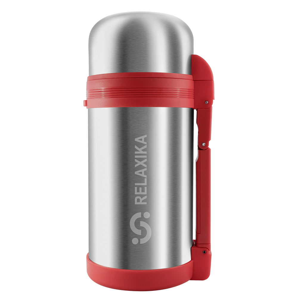 Термос универсальный (для еды и напитков) Relaxika 201 (1,2 литра), стальной