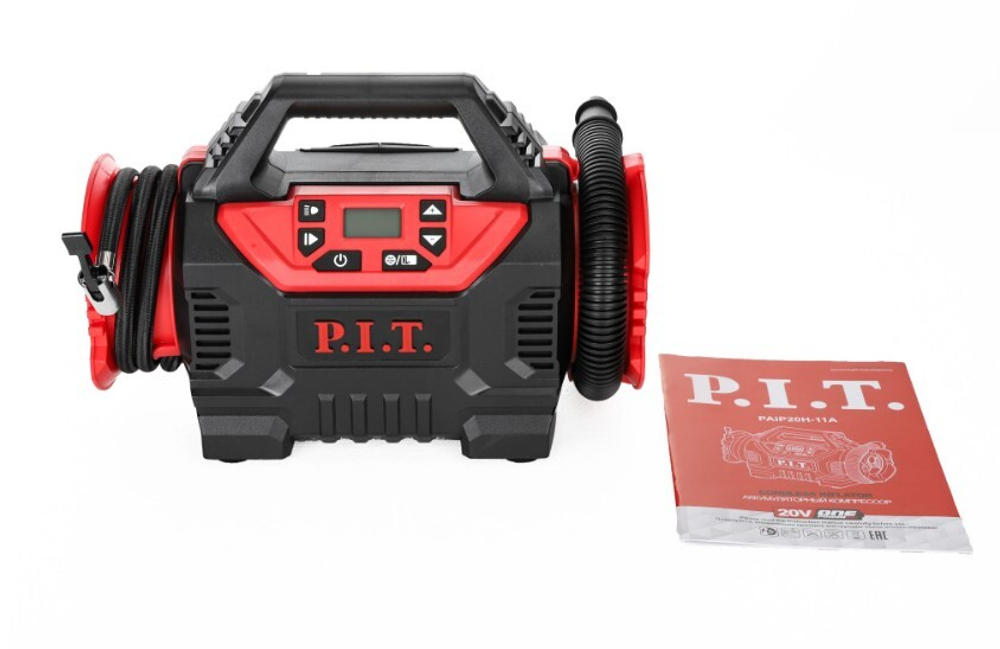 ЕАС Компрессор АККУМ. PAIP20H-11A SOLO (20В+12В, 0-1100/2100/3300л/мин, 0-11Бар)