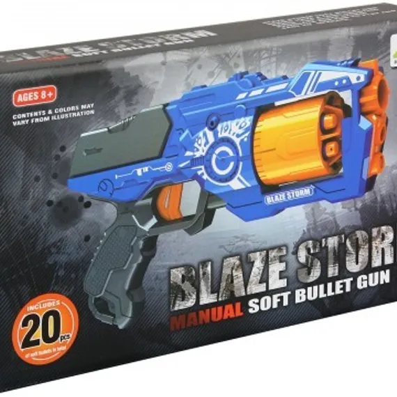 Пистолет "BlazeStorm" с мягкими пулями - 7092