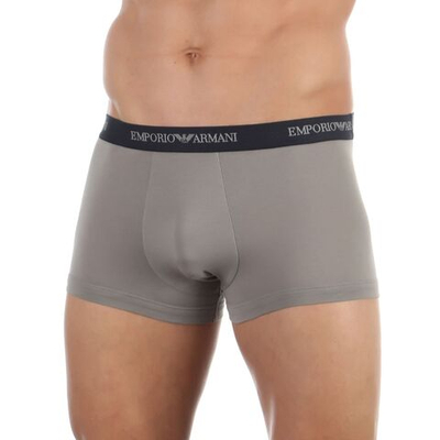 Набор из 2 трусов-боксеров Emporio Armani - серых и темно-синих (Размер: XXL) (Цвет: разноцветный)
