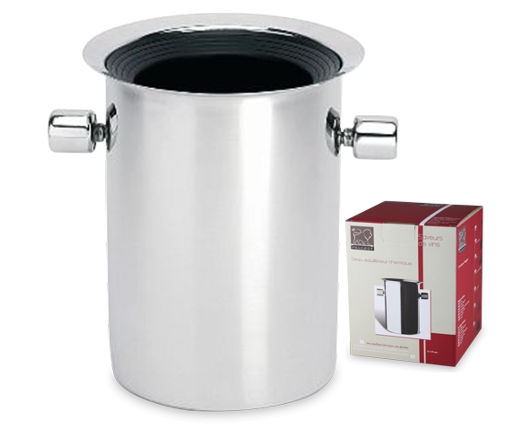 Ведро для охлаждения шампанского 19 см Peugeot Seau Equlibreur Франция упаковка