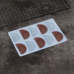 Силиконовый мат для отливки шоколада «Веер»
